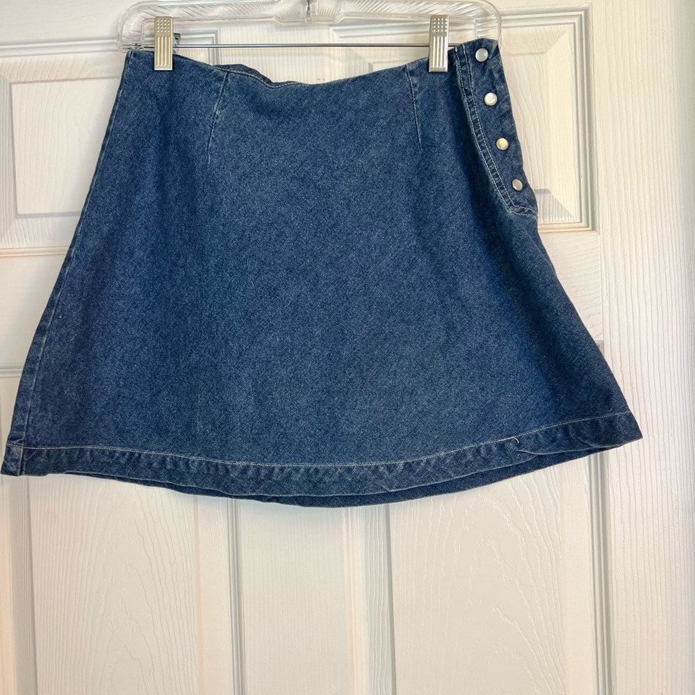 Esprit Denim Mini A-Line Skirt